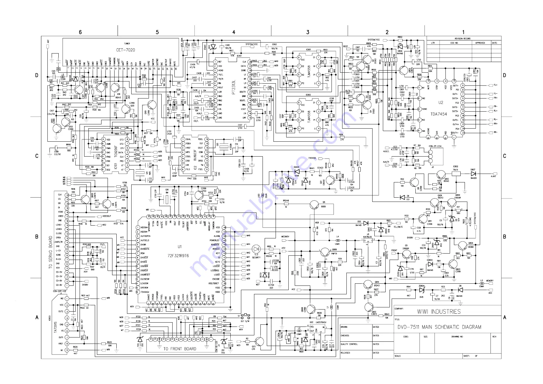 Cameron CA-555DVD Wiring Diagram Download Page 24