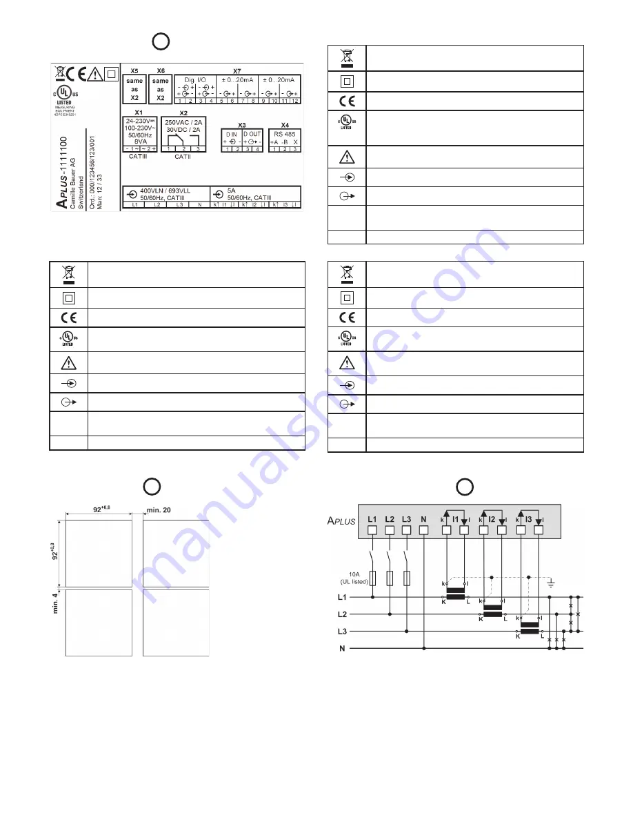 Camille Bauer APLUS Safety Instructions Download Page 5