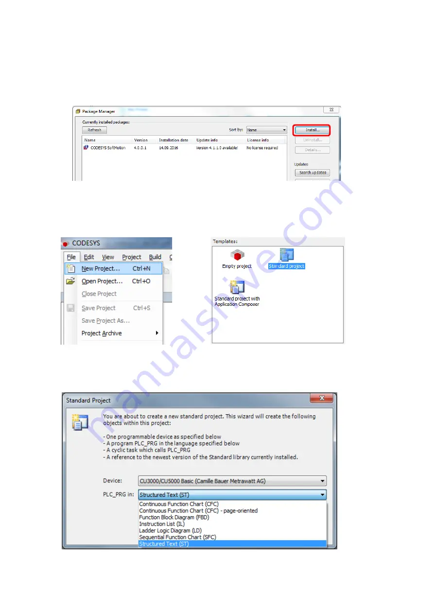 Camille Bauer CENTRAX CU3000 Device Handbook Download Page 57