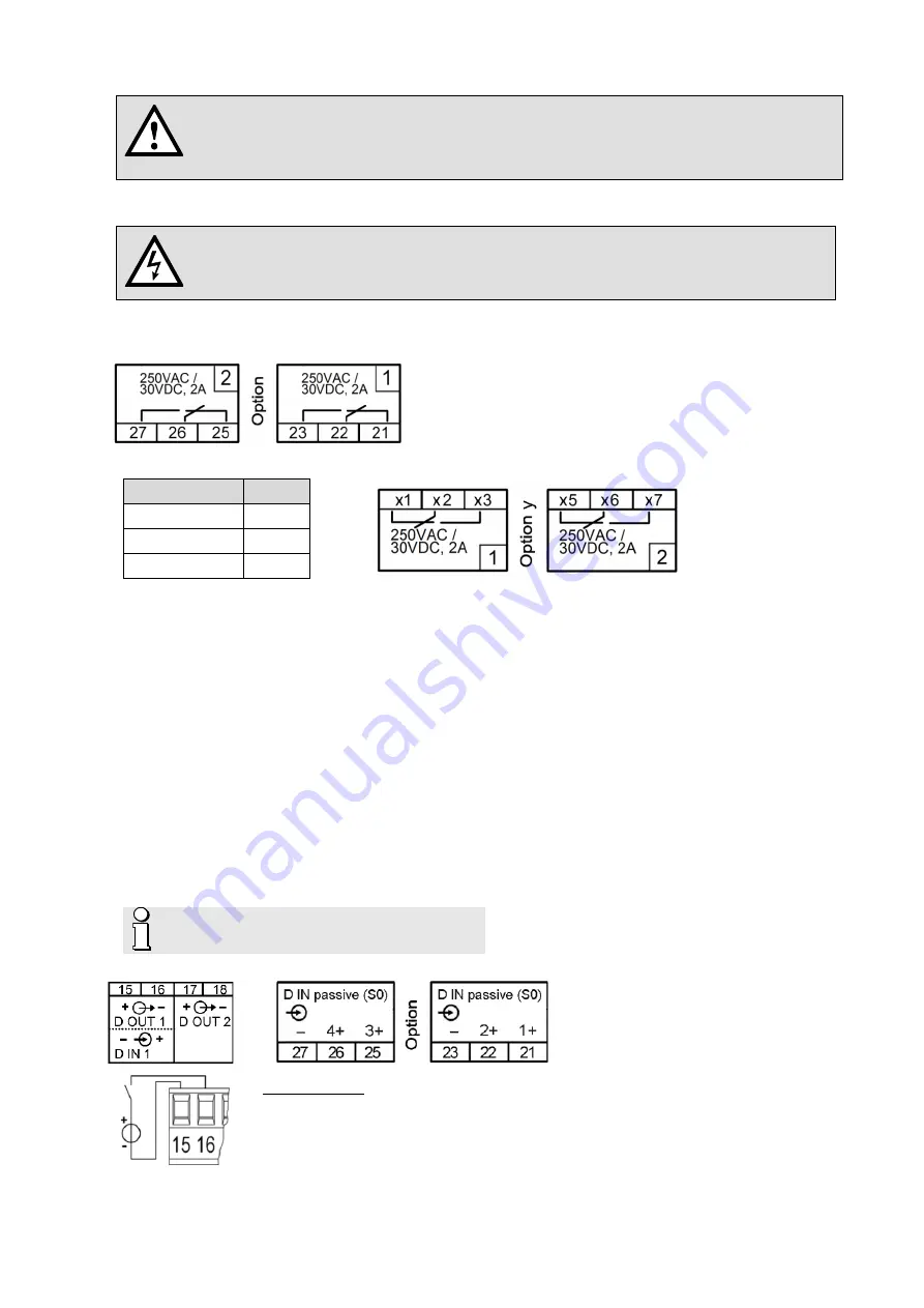 Camille Bauer SINEAX AM1000 Operating Instructions Manual Download Page 26