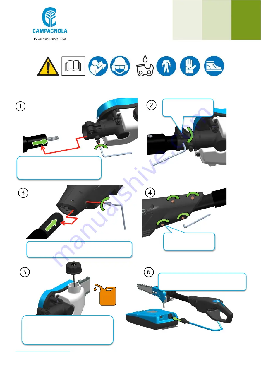 CAMPAGNOLA KRONOS Скачать руководство пользователя страница 2