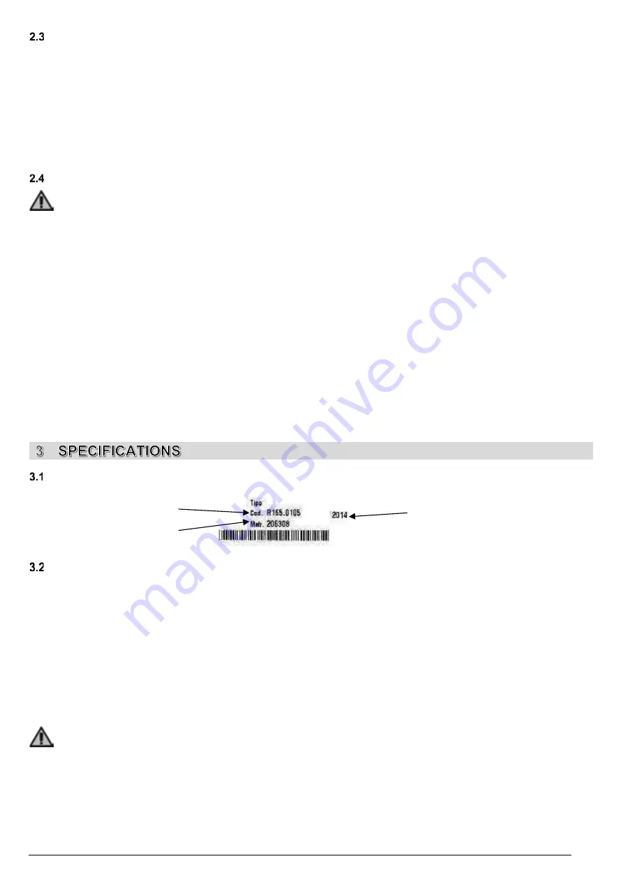 CAMPAGNOLA R165.0105 Use And Maintenance Manual Download Page 17