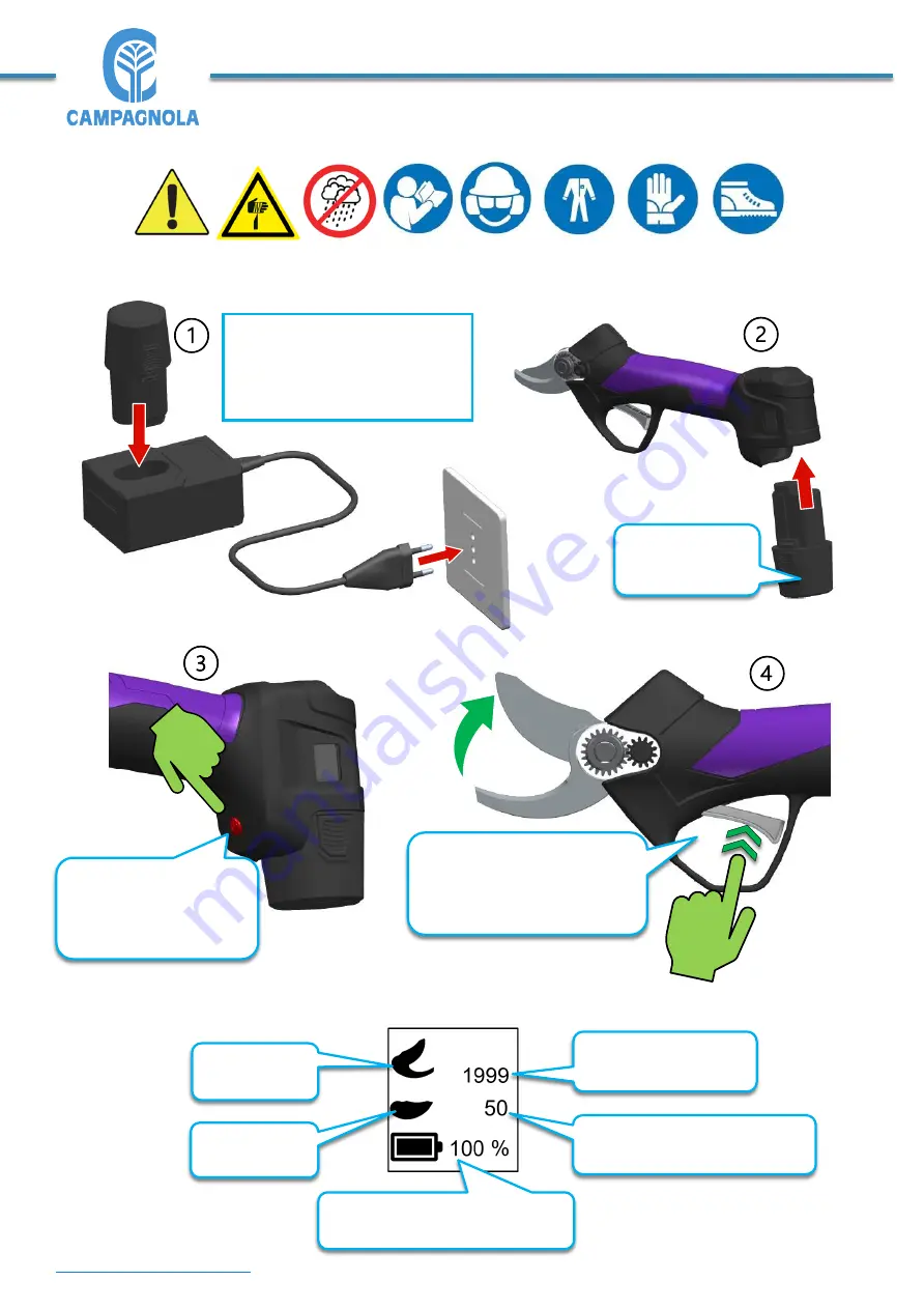 CAMPAGNOLA SL23 Quick Manual Download Page 2