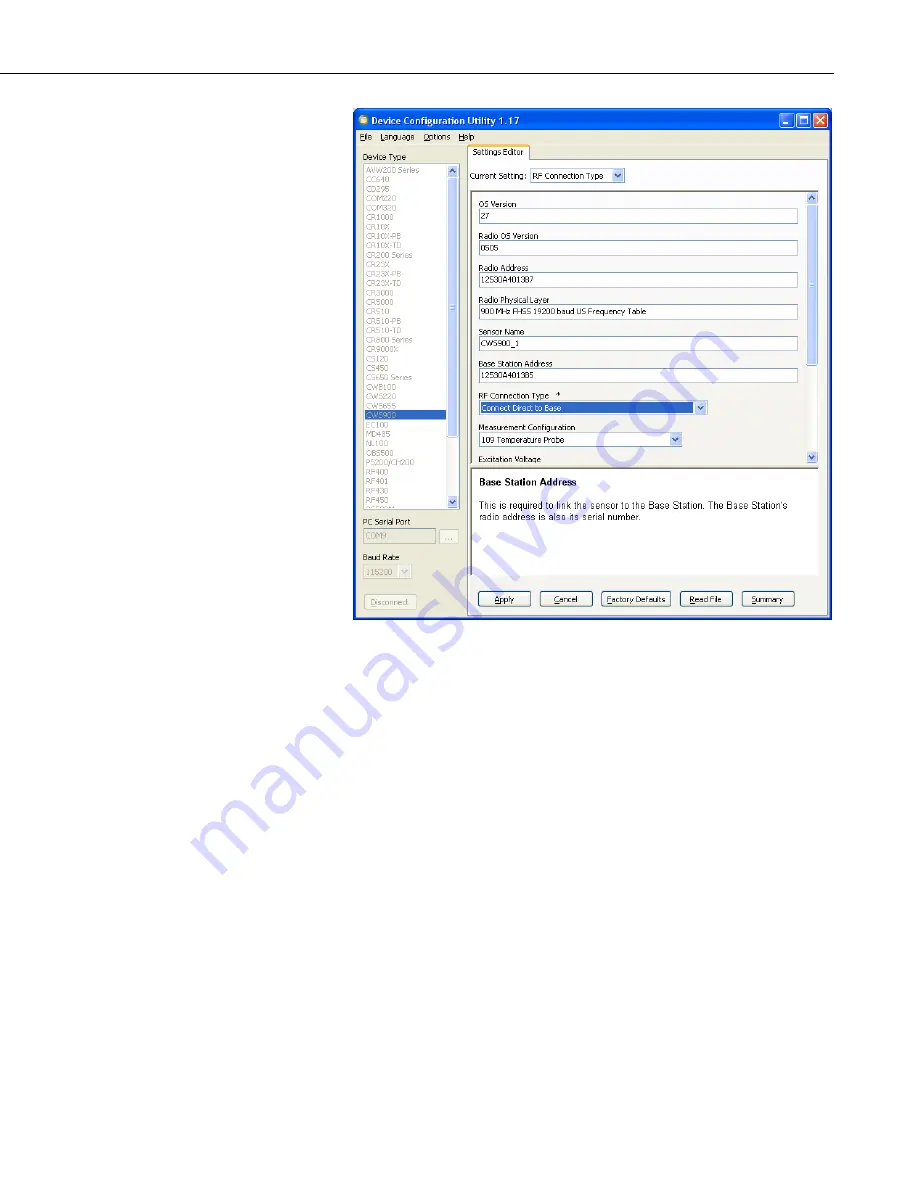 Campbell CWB100 Instruction Manual Download Page 67