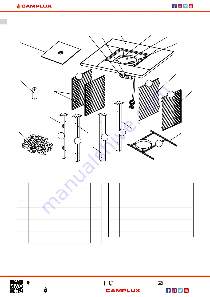 Camplux FT30CB Instructions For Installation And Use Manual Download Page 6