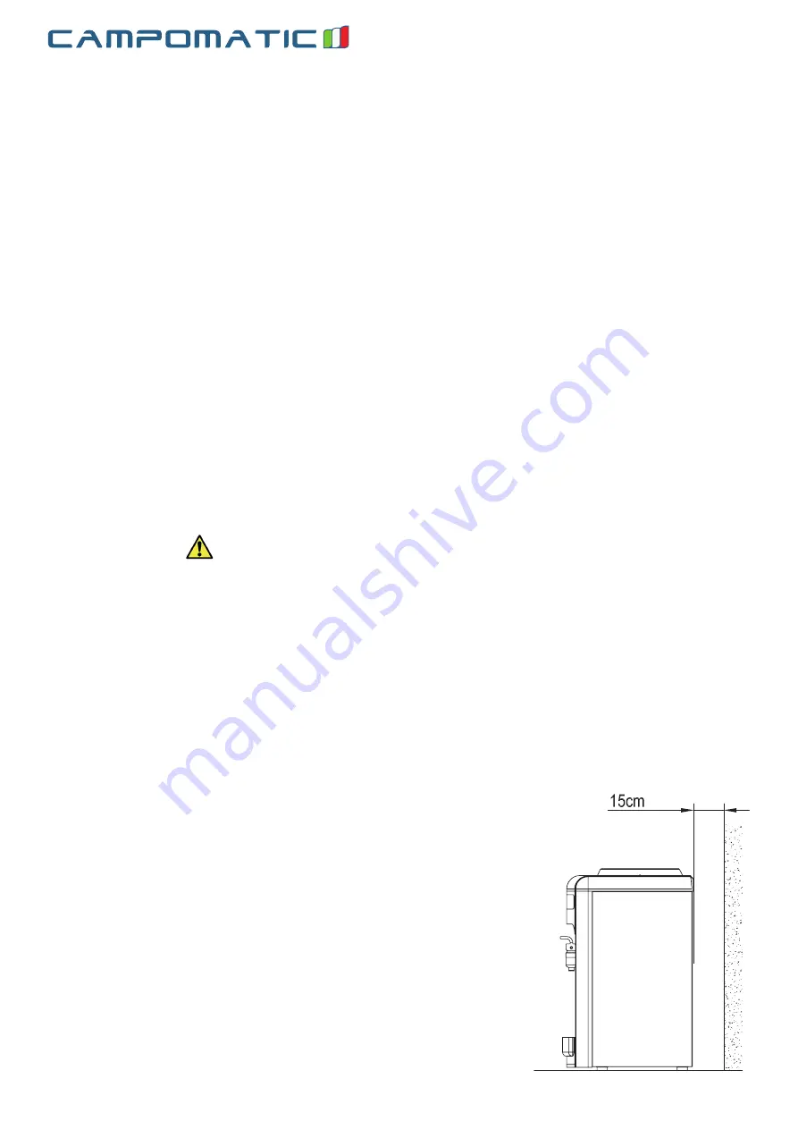 Campomatic CHW3070 Instruction Manual Download Page 9