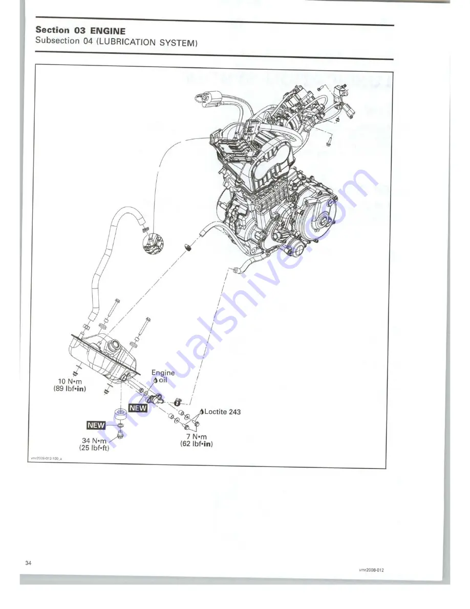 Can-Am 2008 DS 450 EFI X Shop Manual Download Page 40