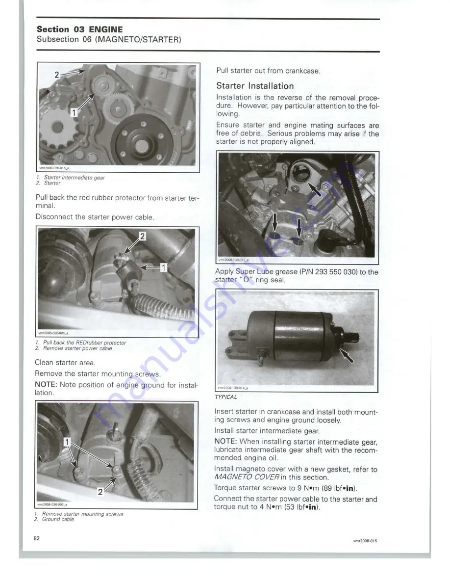 Can-Am 2008 DS 450 EFI X Shop Manual Download Page 88