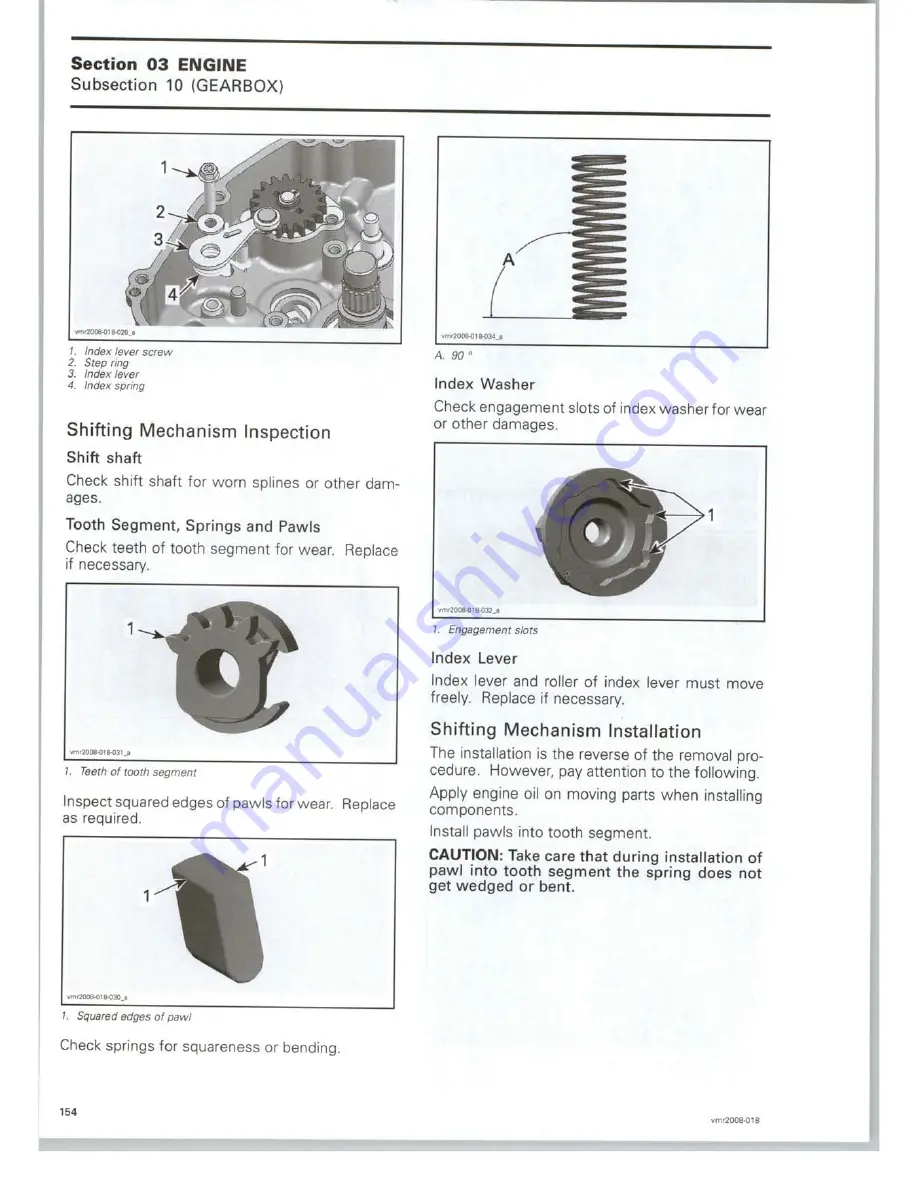 Can-Am 2008 DS 450 EFI X Shop Manual Download Page 160