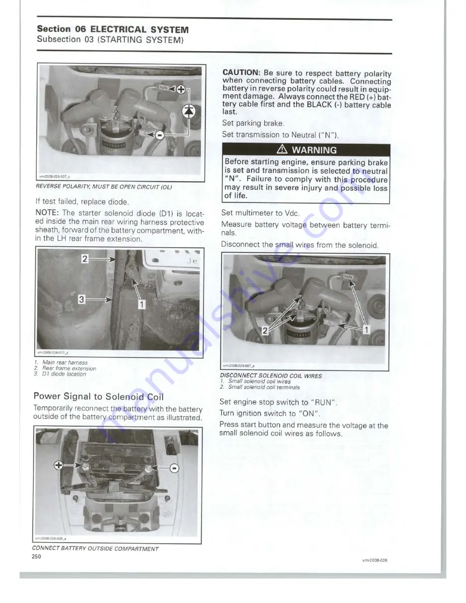 Can-Am 2008 DS 450 EFI X Shop Manual Download Page 256