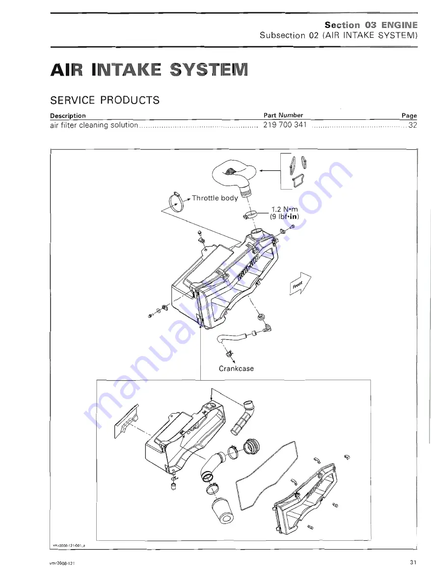 Can-Am 2008 Outlander 400 EFI Shop Manual Download Page 51