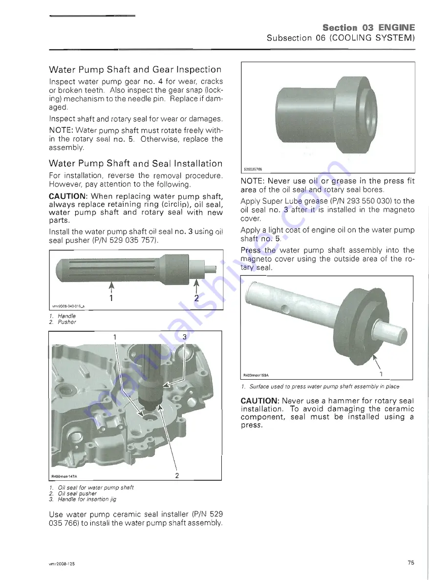 Can-Am 2008 Outlander 400 EFI Shop Manual Download Page 95