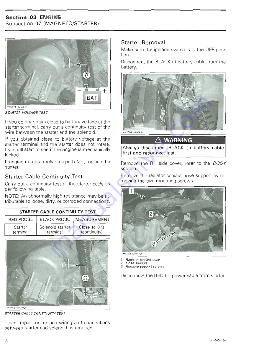 Can-Am 2008 Outlander 400 EFI Shop Manual Download Page 108