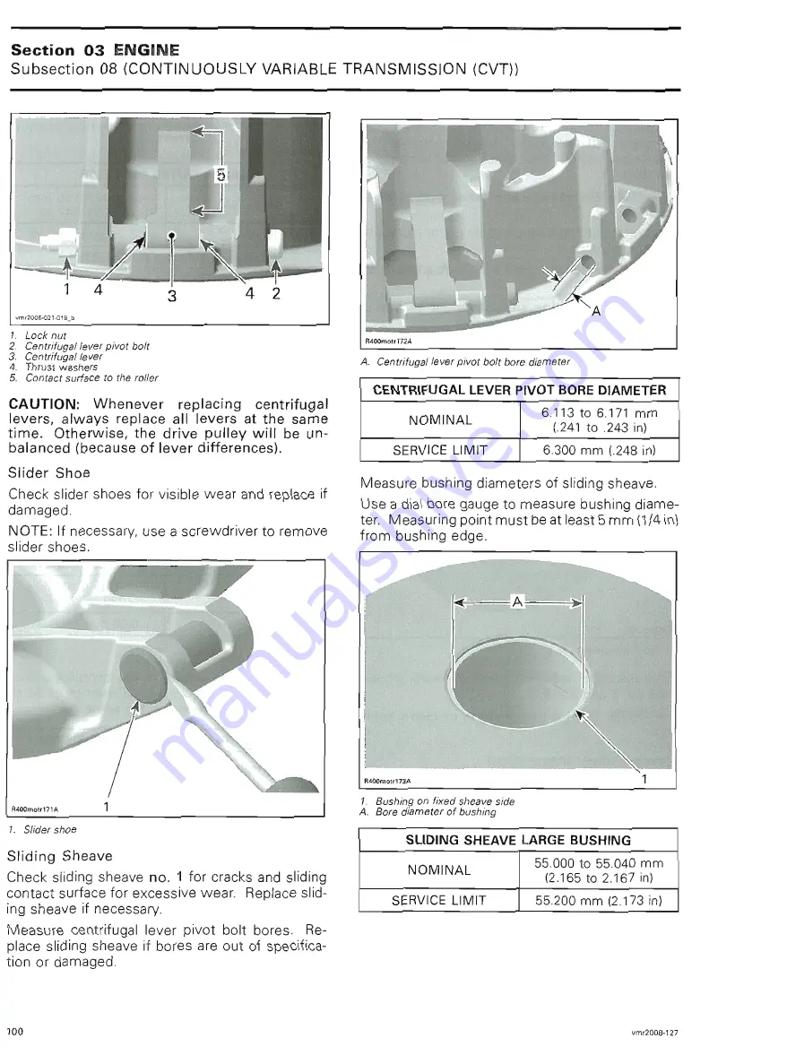 Can-Am 2008 Outlander 400 EFI Shop Manual Download Page 120