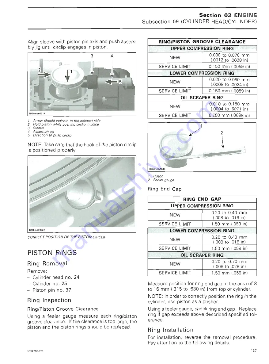 Can-Am 2008 Outlander 400 EFI Shop Manual Download Page 157