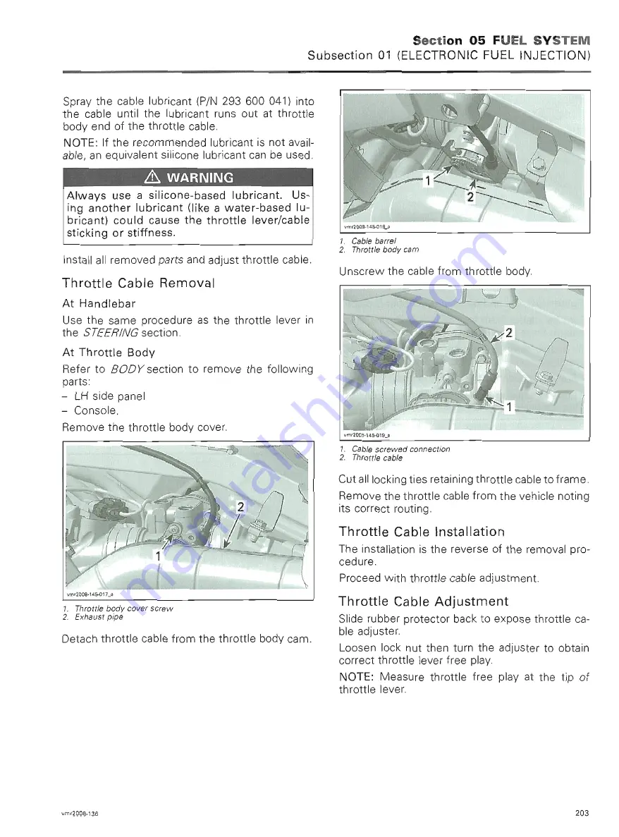 Can-Am 2008 Outlander 400 EFI Shop Manual Download Page 223