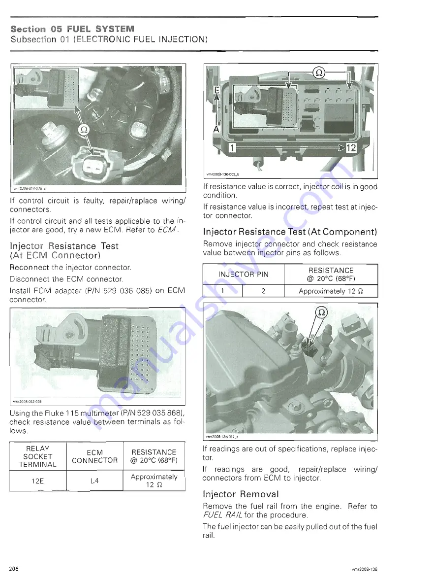 Can-Am 2008 Outlander 400 EFI Скачать руководство пользователя страница 226