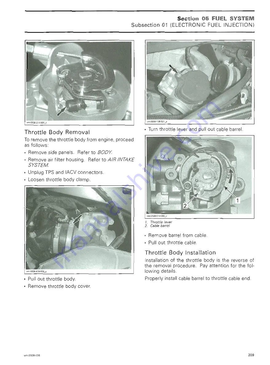 Can-Am 2008 Outlander 400 EFI Shop Manual Download Page 229