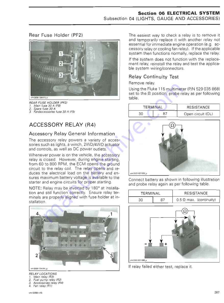 Can-Am 2008 Outlander 400 EFI Shop Manual Download Page 307