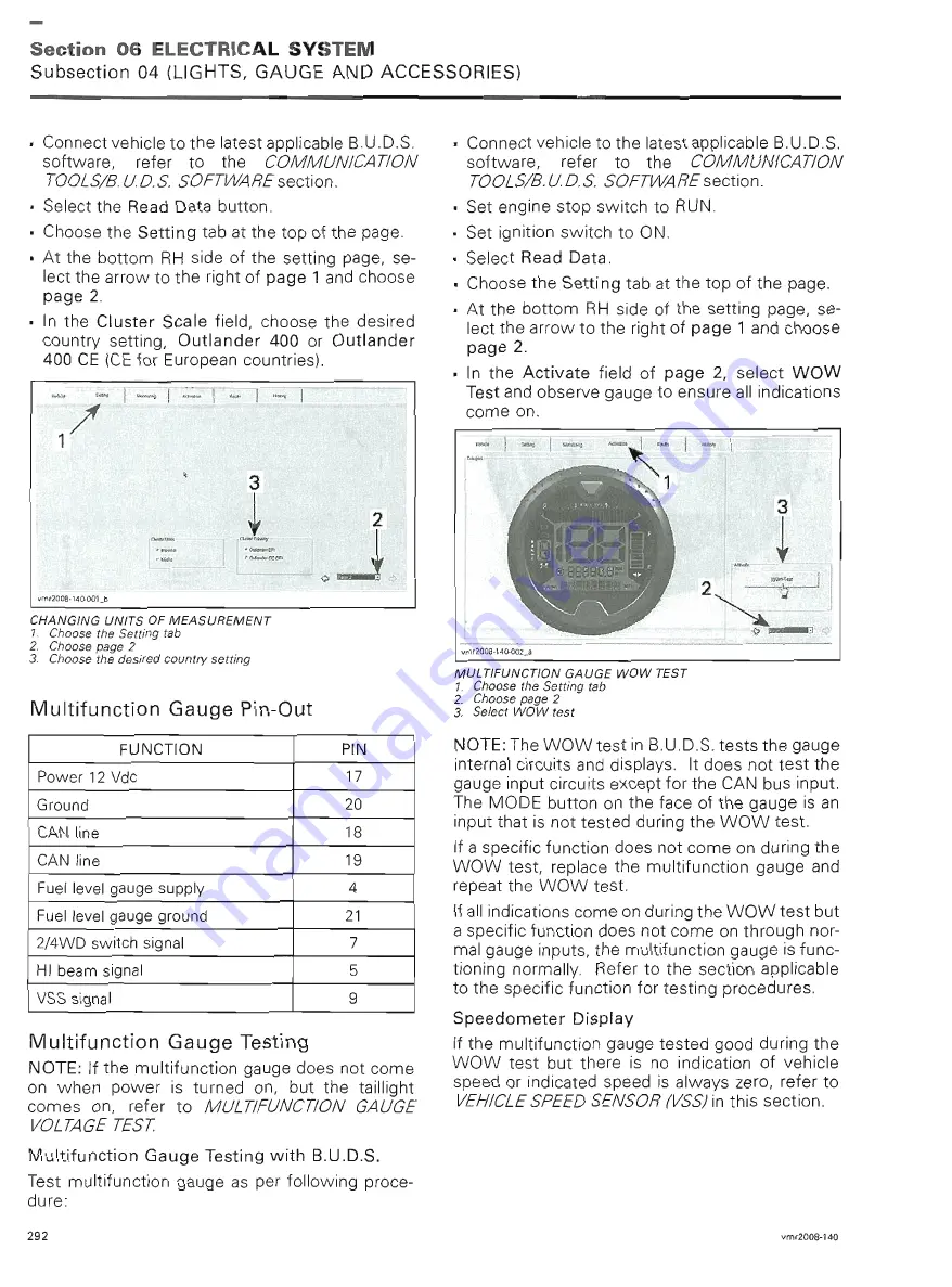 Can-Am 2008 Outlander 400 EFI Shop Manual Download Page 312