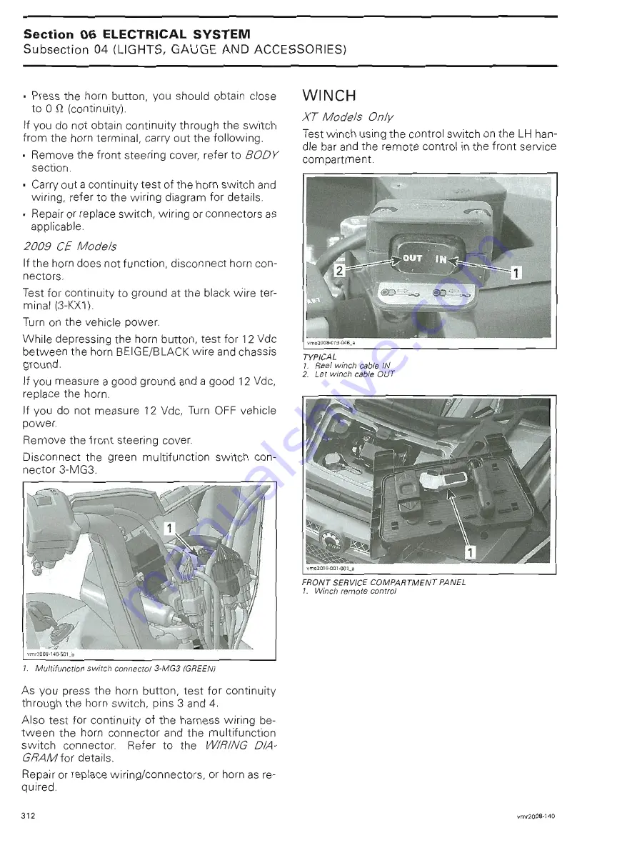 Can-Am 2008 Outlander 400 EFI Shop Manual Download Page 332