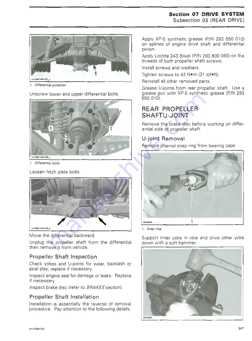 Can-Am 2008 Outlander 400 EFI Shop Manual Download Page 367