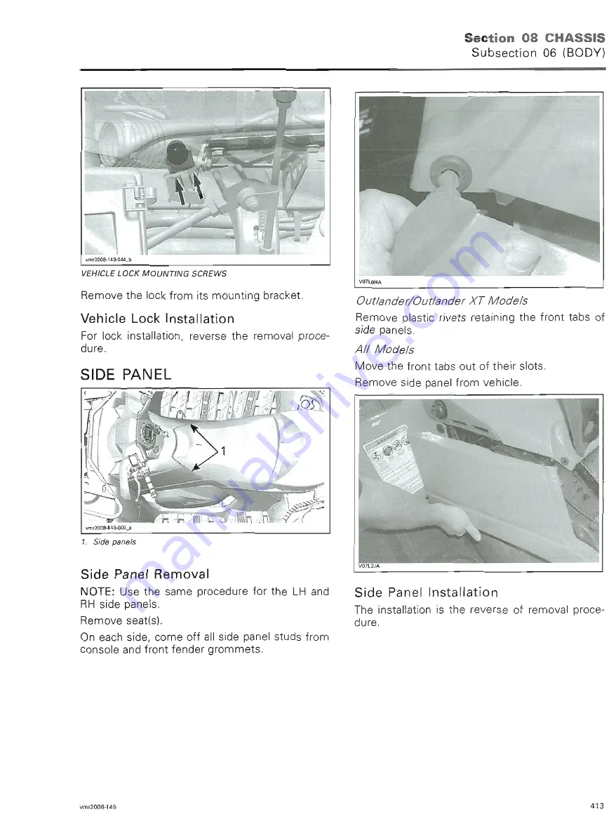 Can-Am 2008 Outlander 400 EFI Shop Manual Download Page 433