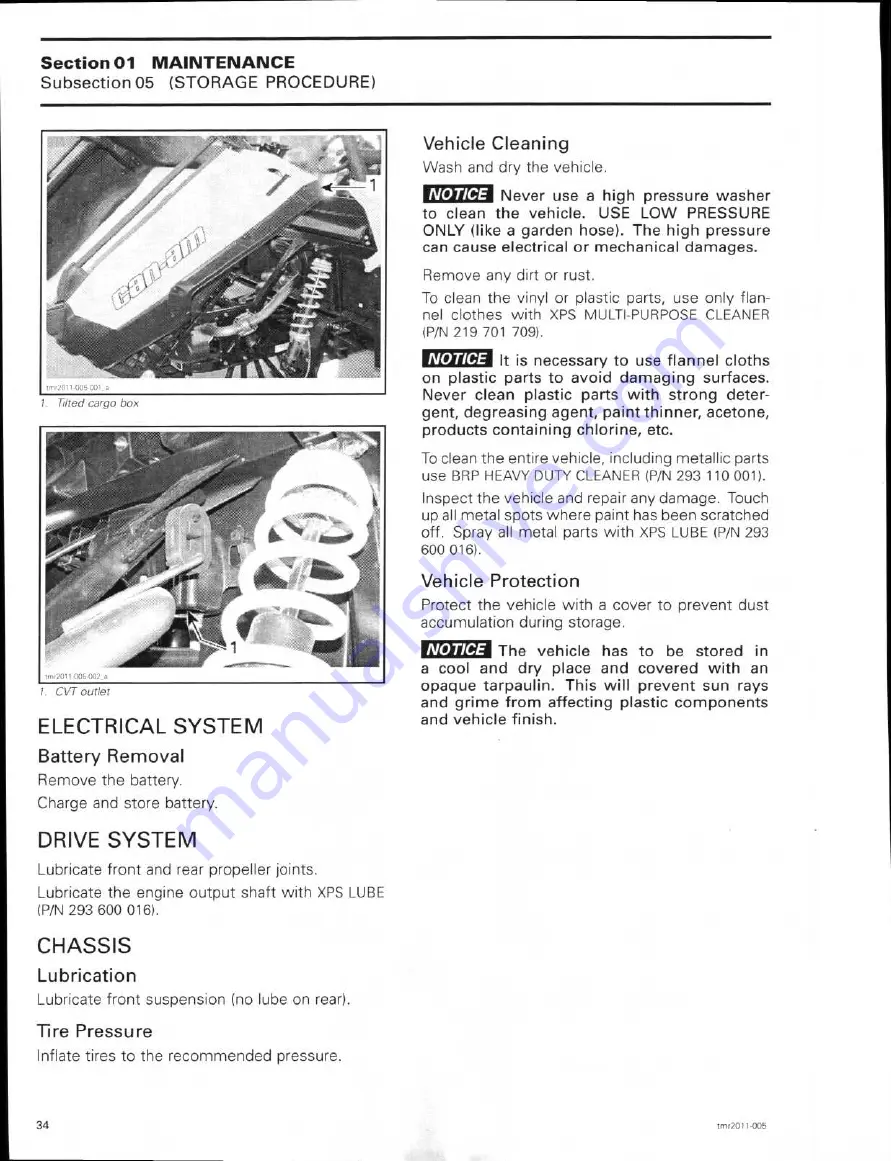 Can-Am 2011 commander 1000 Shop Manual Download Page 57