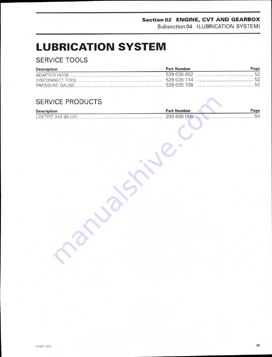 Can-Am 2011 commander 1000 Shop Manual Download Page 72