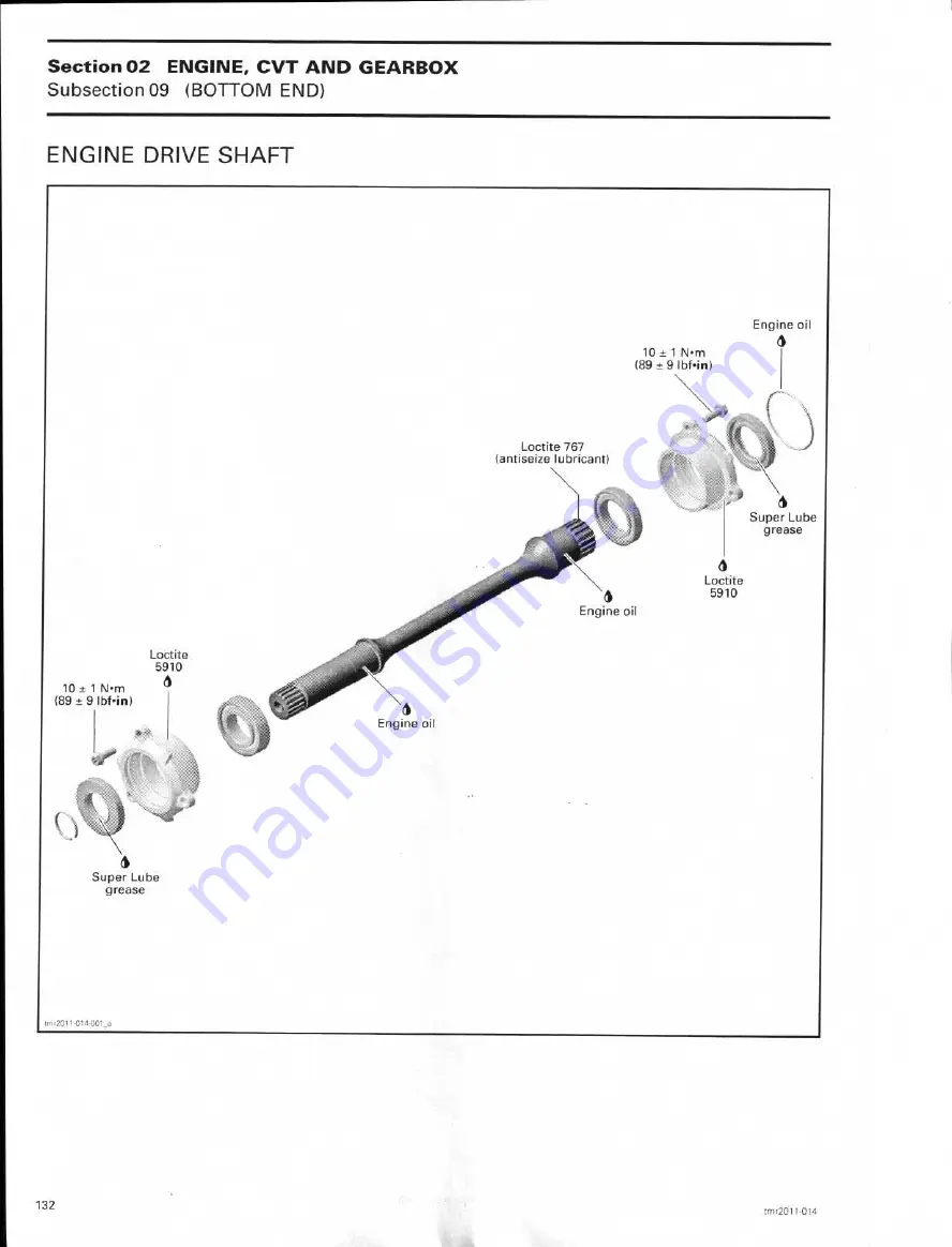 Can-Am 2011 commander 1000 Shop Manual Download Page 155