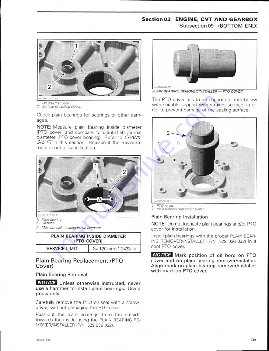 Can-Am 2011 commander 1000 Shop Manual Download Page 162