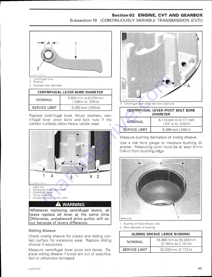 Can-Am 2011 commander 1000 Shop Manual Download Page 186