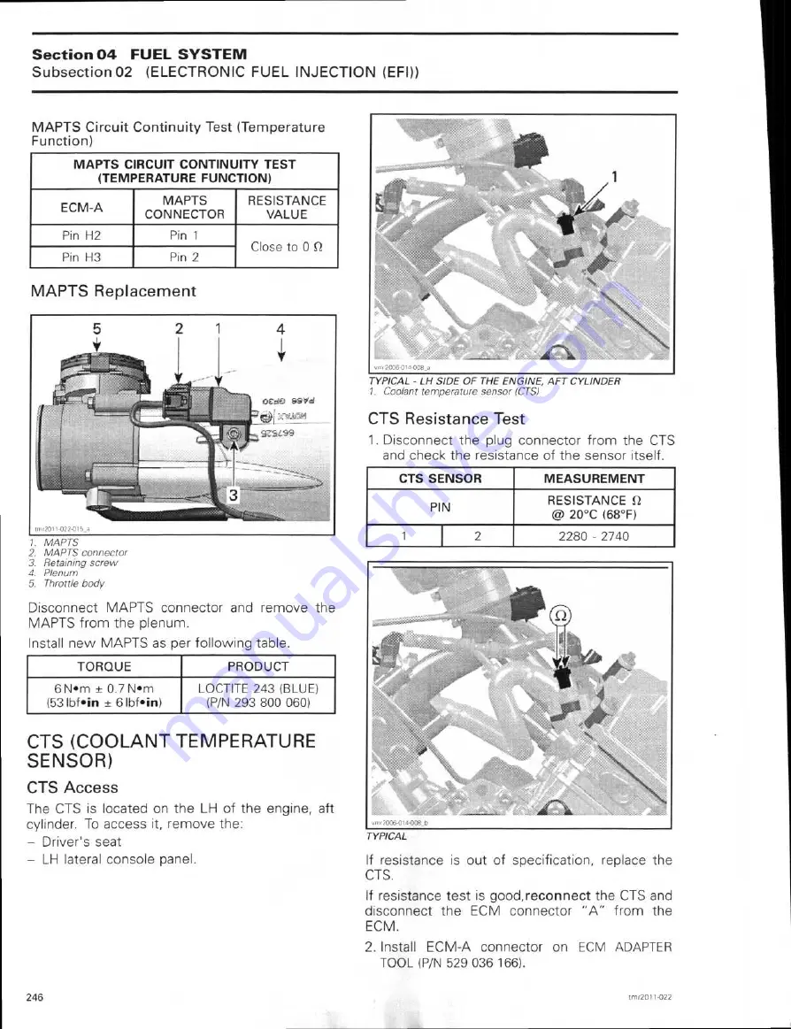 Can-Am 2011 commander 1000 Shop Manual Download Page 269