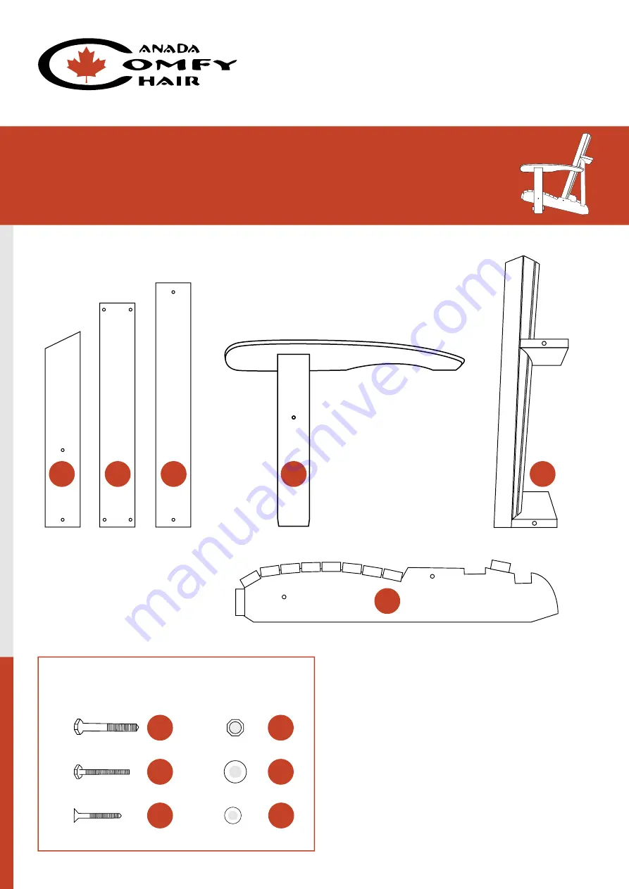 Canada Comfy Chair Plastic Comfy FCC200 Скачать руководство пользователя страница 2