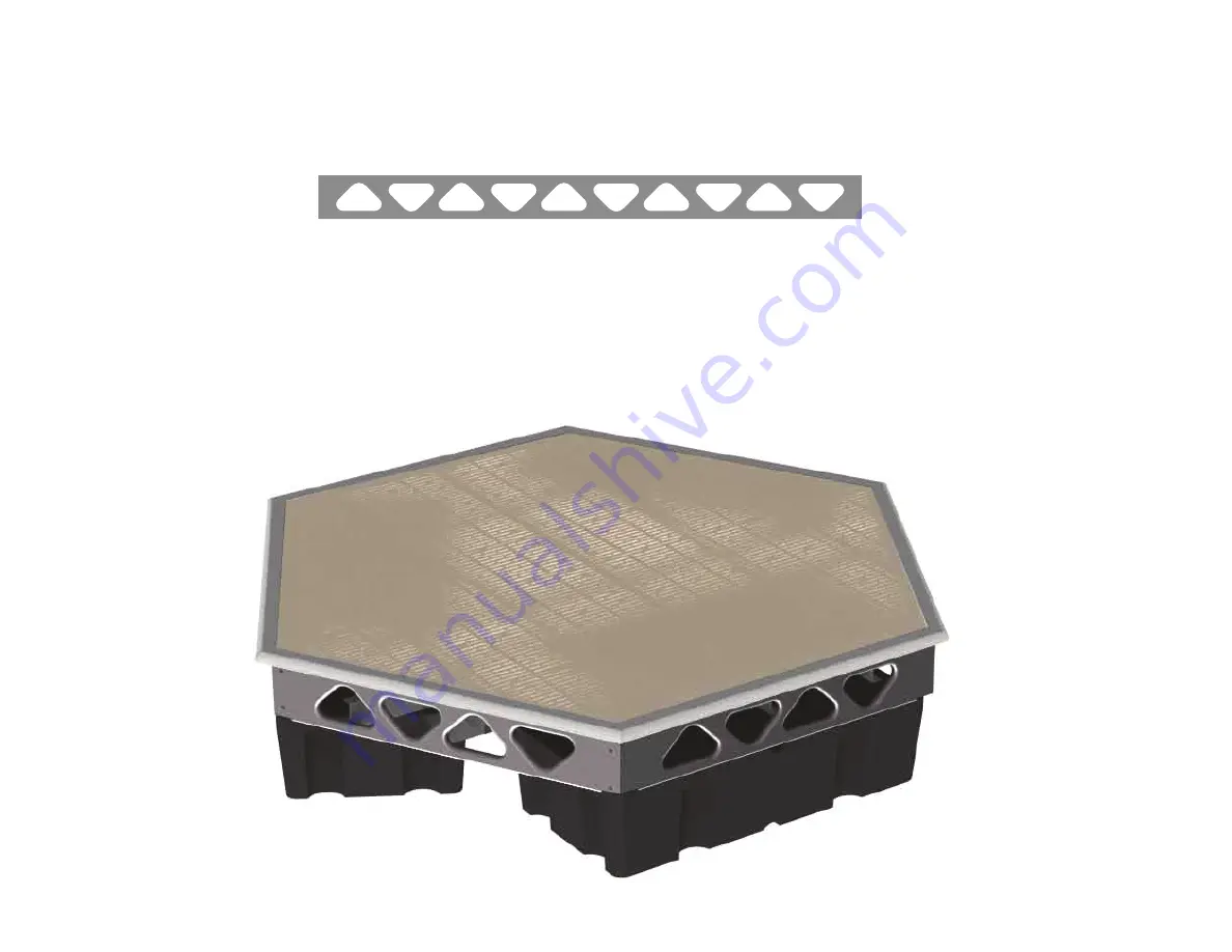 Canada Docks Do-It-Yourself Small Floating Hexagon Assembly Instructions Manual Download Page 1