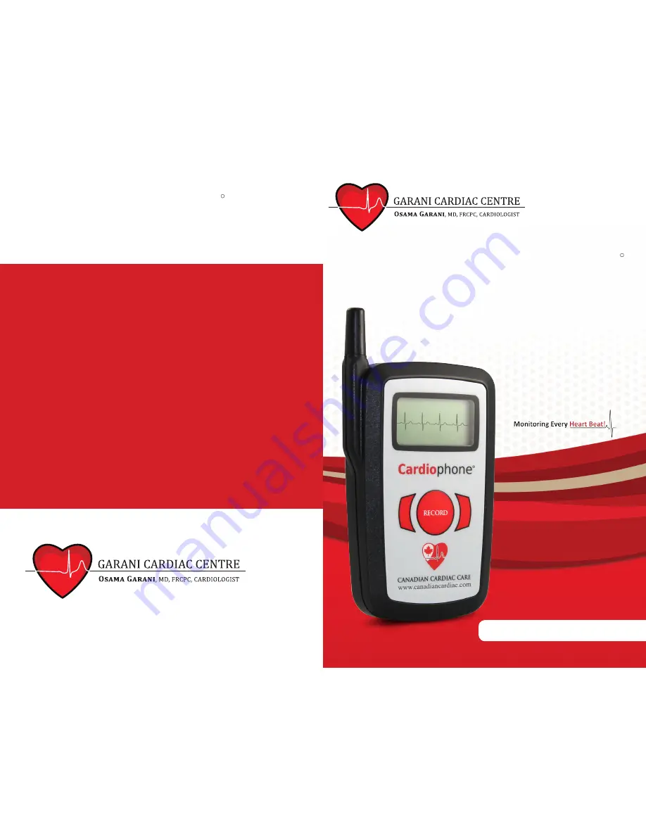 Canadian Cardiac Care Cardiophone Patient Manual Download Page 1