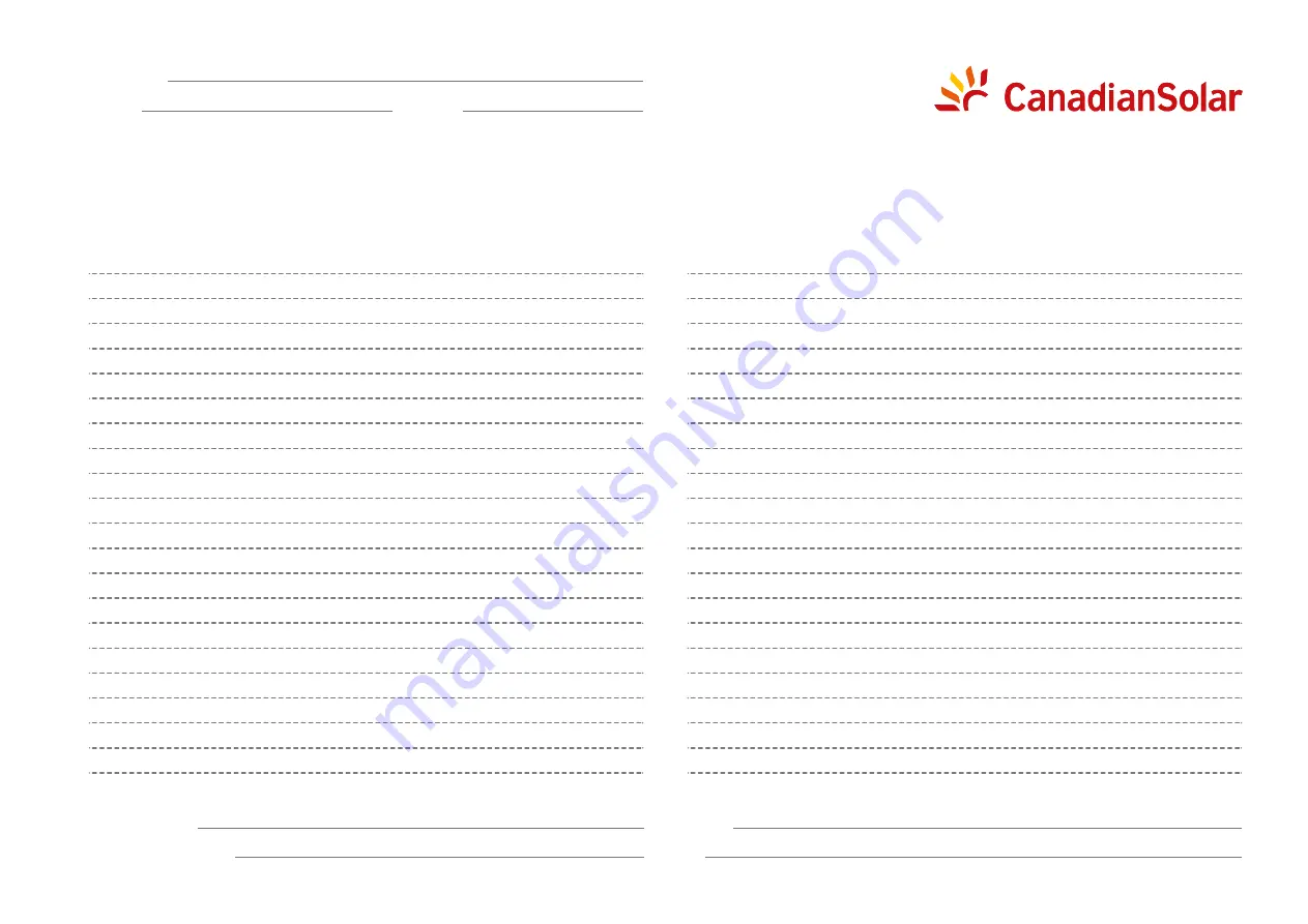 CanadianSolar CSI-125KTL-GS-E Installation And Operation Manual Download Page 43