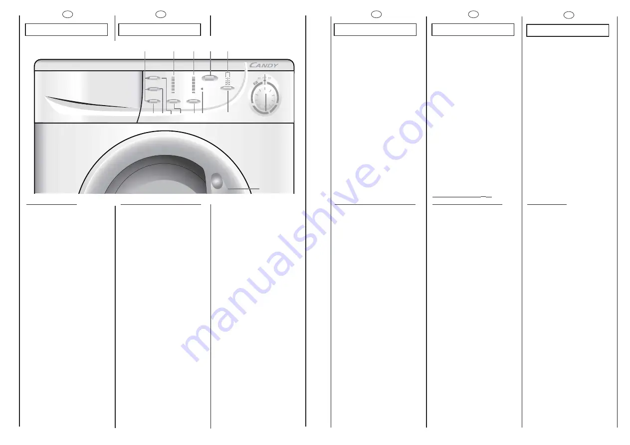 Candy Alise CMD 166 A User Instructions Download Page 12