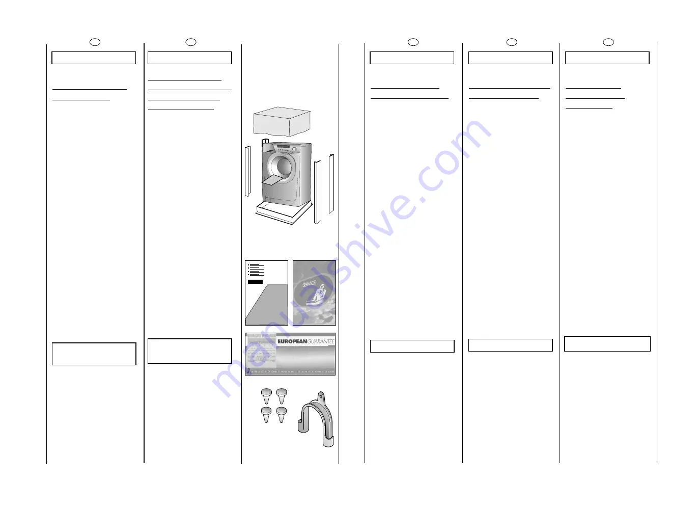 Candy Alise EVO W4653 D Скачать руководство пользователя страница 4