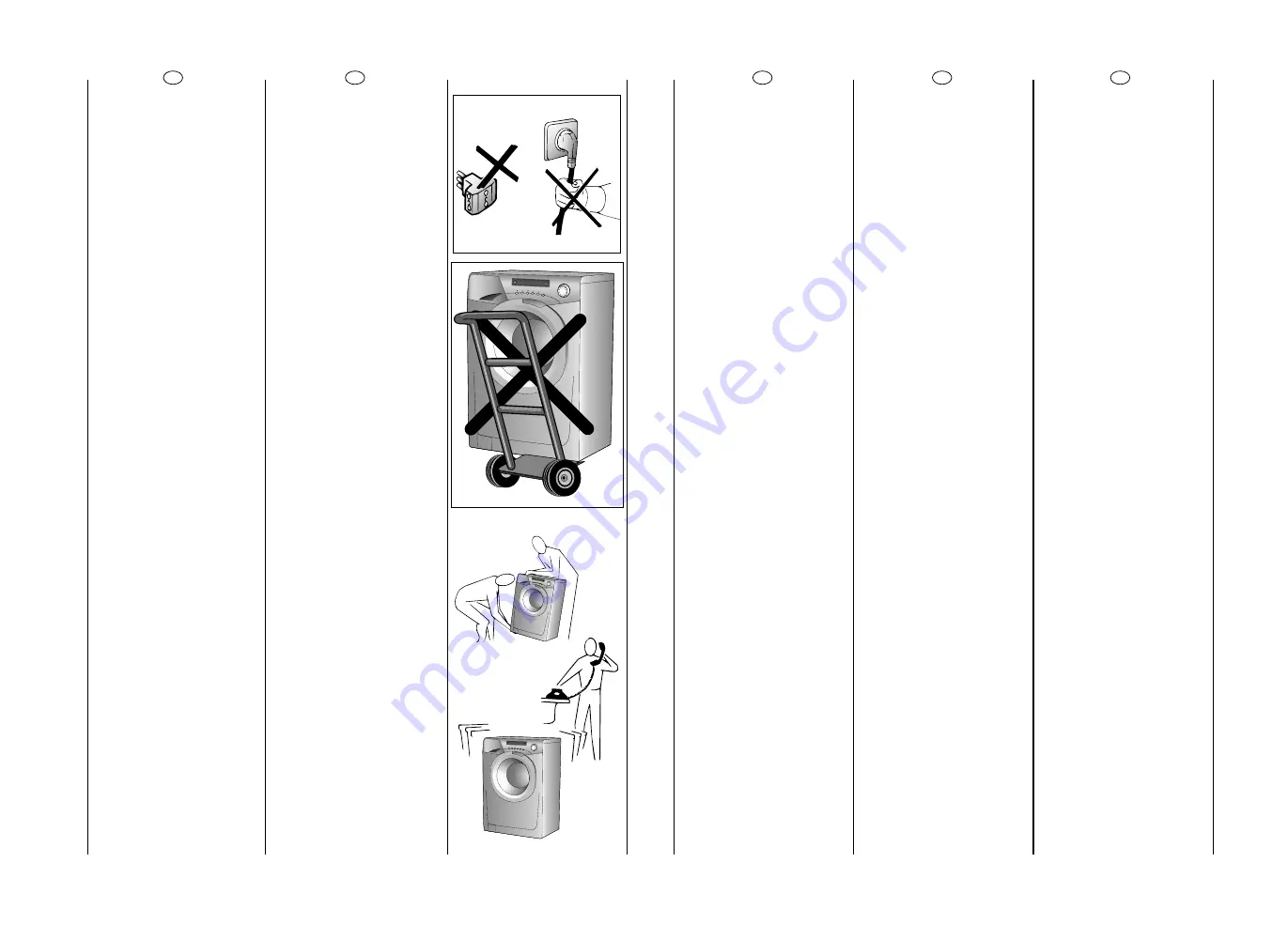 Candy Alise EVO W4653 D Скачать руководство пользователя страница 7