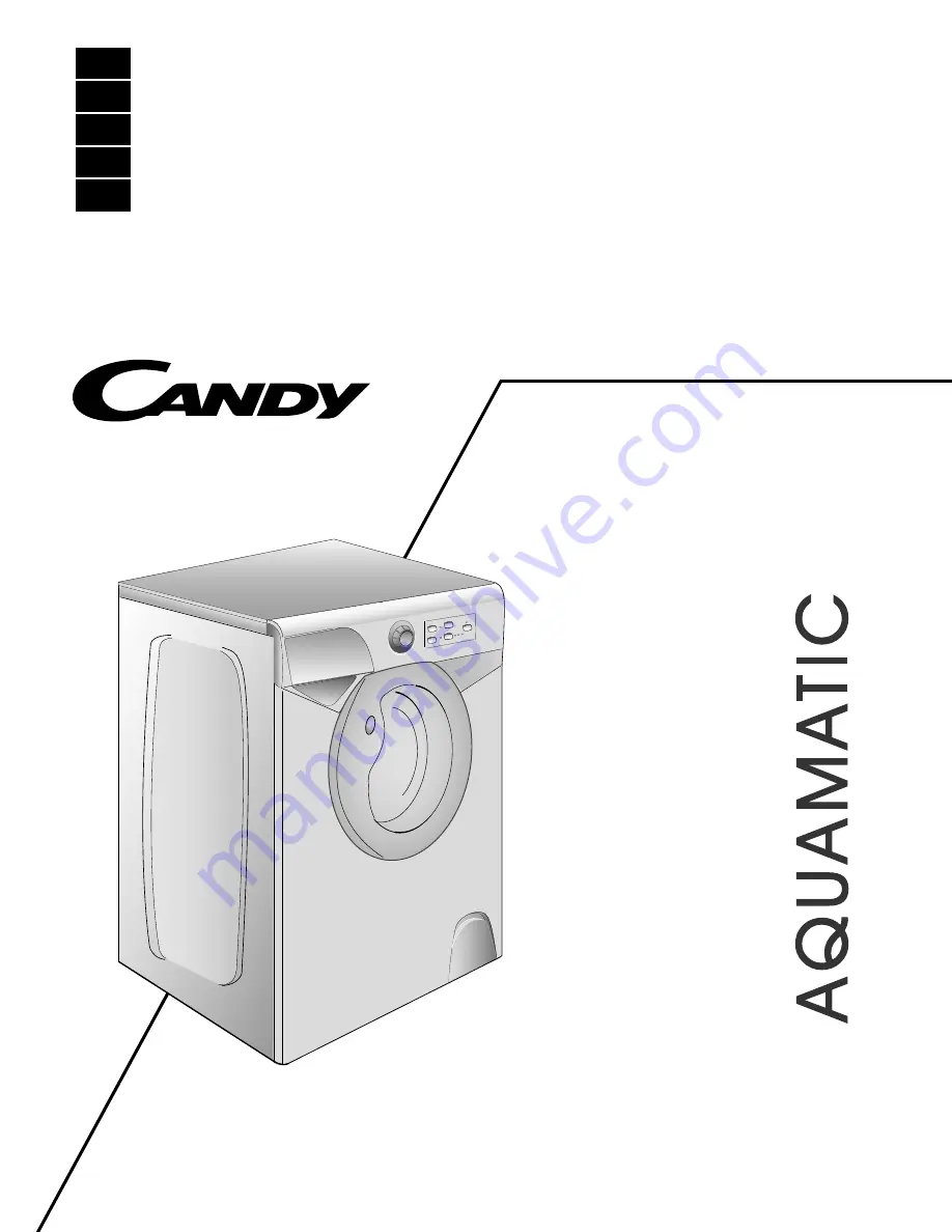 Candy AQUA 100 F User Instructions Download Page 1