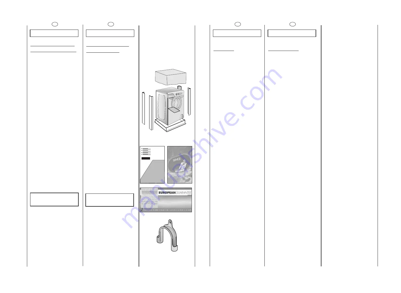 Candy AQUA 100F User Instructions Download Page 3