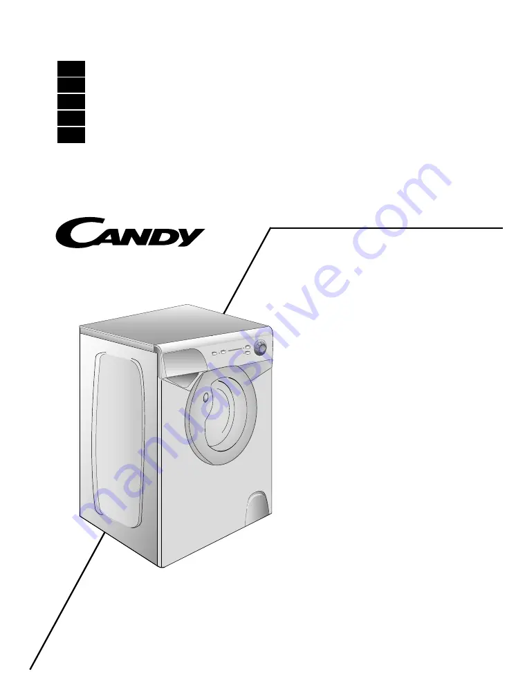 Candy AQUA 1D User Instructions Download Page 1