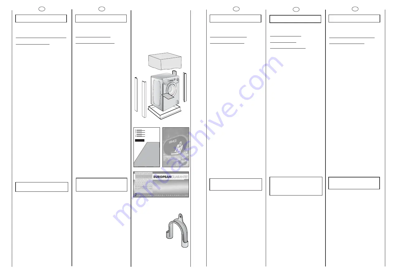 Candy Aquamatic Aqua 600 T User Instructions Download Page 4