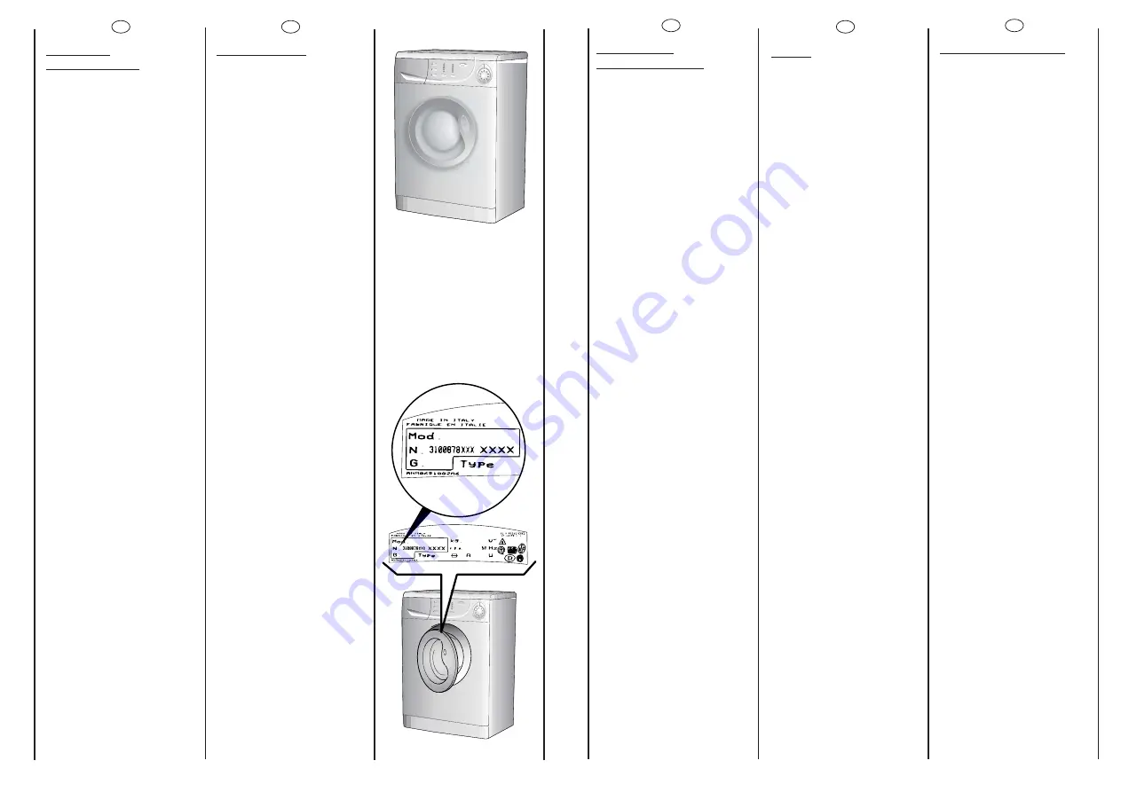 Candy C2 105 User Instructions Download Page 2