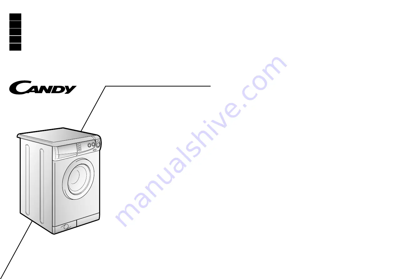 Candy CB 103 TR Скачать руководство пользователя страница 1