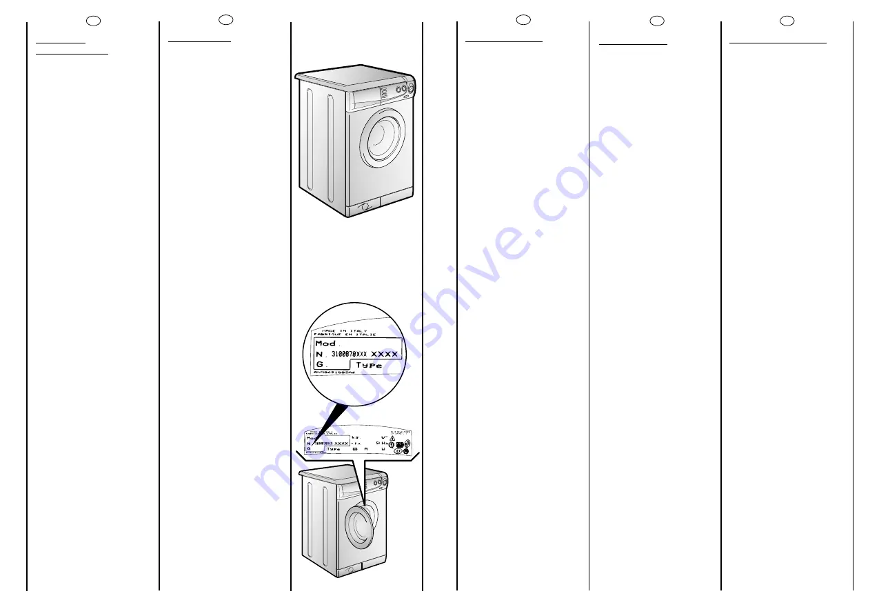 Candy CB 86 TR User Instructions Download Page 2