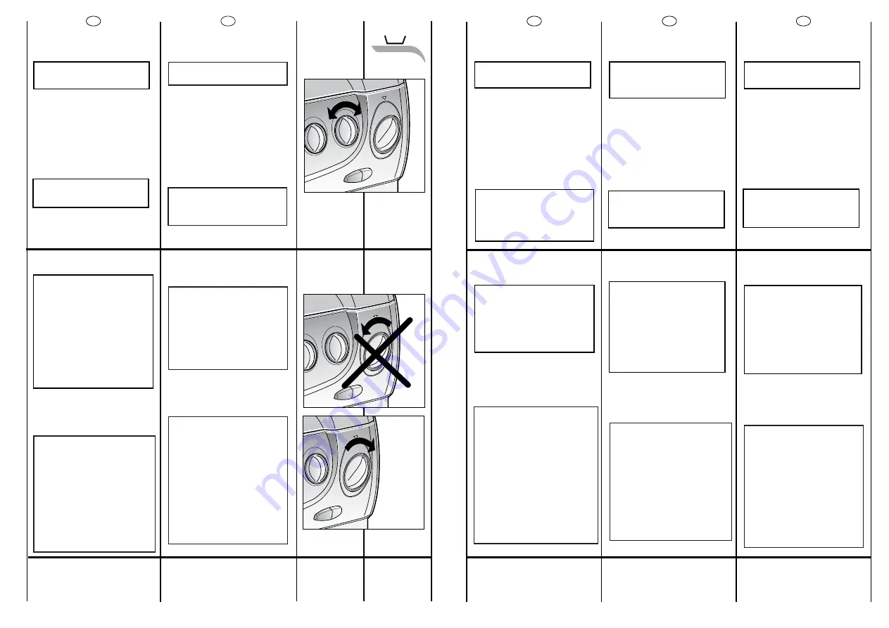 Candy CBE 1025 T User Instructions Download Page 15