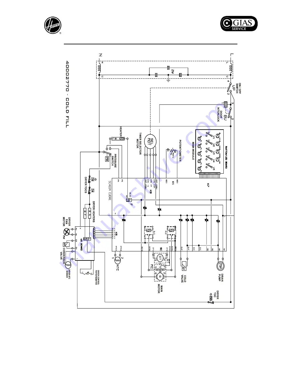 Candy CLD135-86S Service Manual Download Page 15