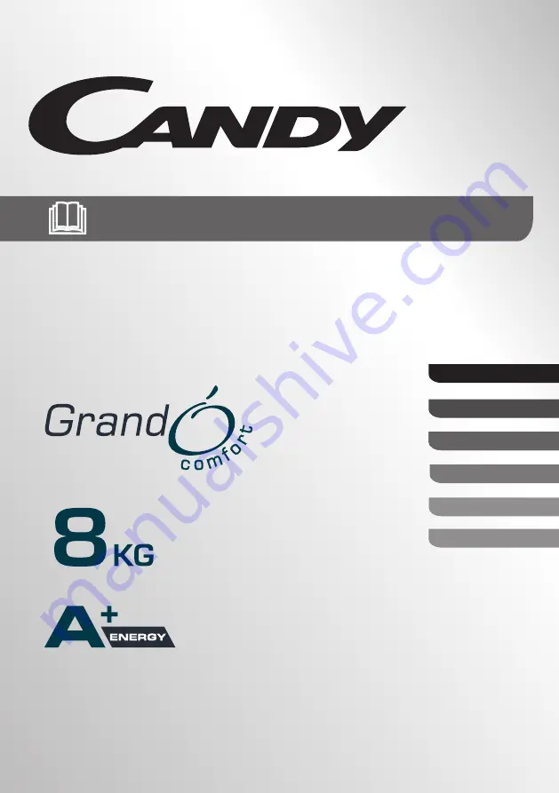 Candy Grand O comfort GCH 980NA1T Скачать руководство пользователя страница 1